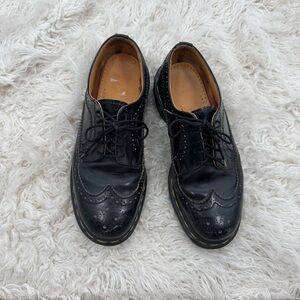 VTG. Doc Marten’s Black Leather Made in England Oxford Shoes Size 8M